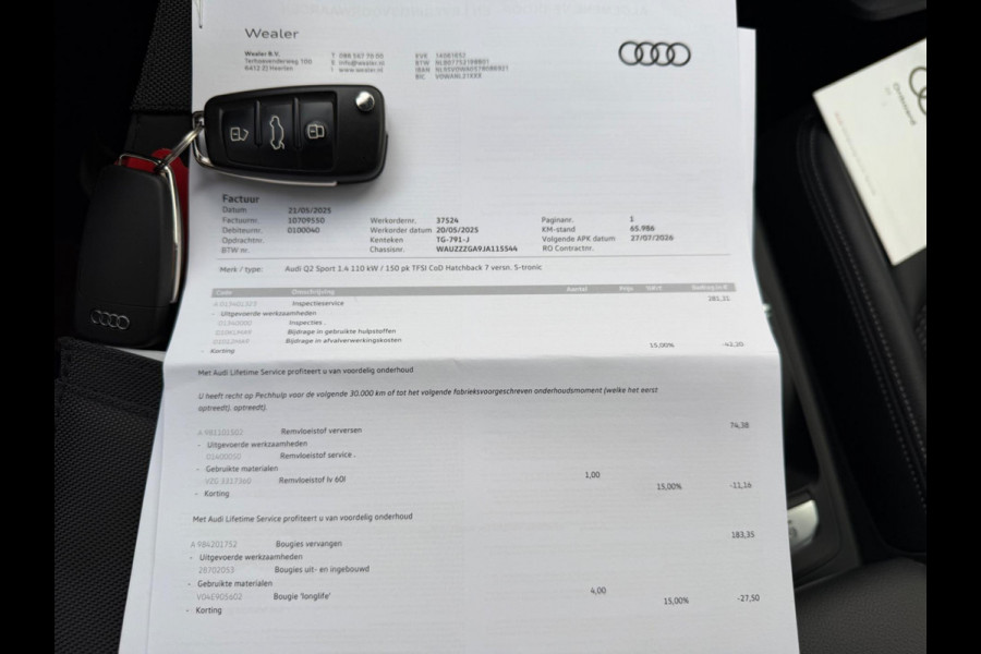 Audi Q2 1.4 TFSI CoD Sport Pro S Line, NAP, CarPlay, Virtual Cockpit, Adaptive Cruise