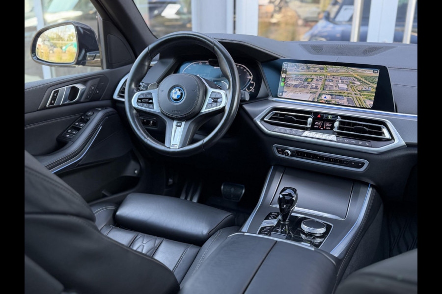 BMW X5 xDrive45e High Ex. M-Sport|Individual|SOH93%|Pano|Laser|CoPilot|21"|HUD|HIFI|Trekhaak|Tansanit