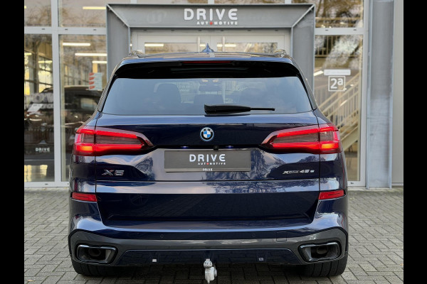 BMW X5 xDrive45e High Ex. M-Sport|Individual|SOH93%|Pano|Laser|CoPilot|21"|HUD|HIFI|Trekhaak|Tansanit