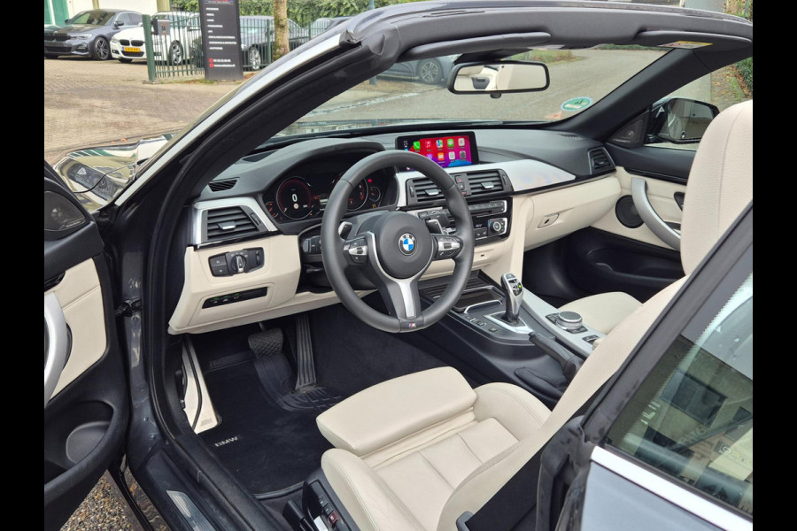 BMW 4 Serie Cabrio 330i M Sport Apple CarPlay 6WB Dig. DASH Elk.Stoelen Line Assist Dodehoek Camera 430i High Executive