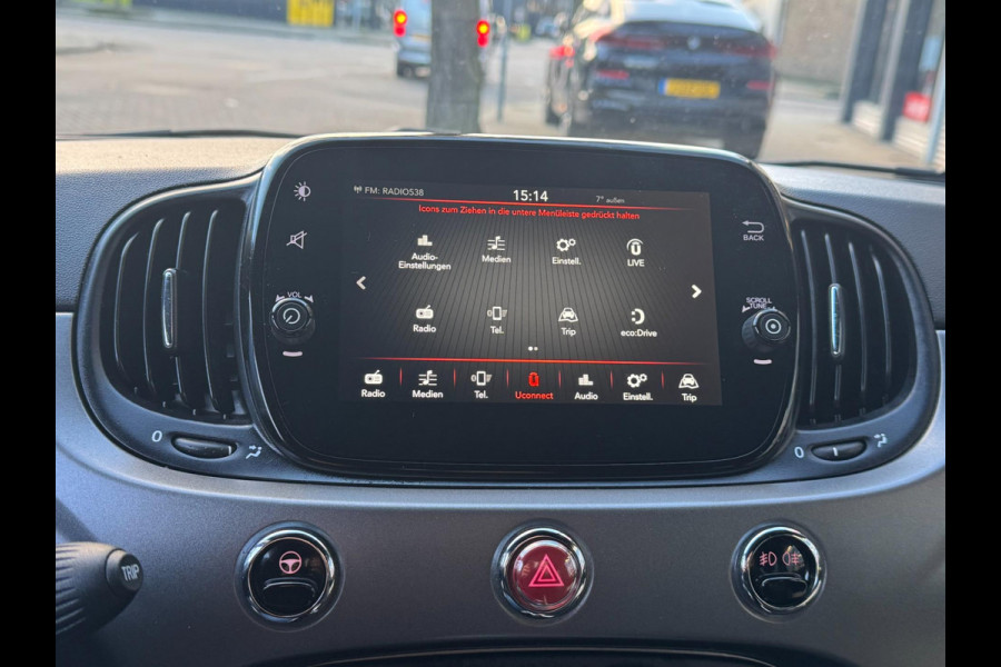 Fiat 500 SPORT 1.2 Fire - Apple Carplay / Navigatie I Airco I Sport & Spoiler pakket I PDC I Xenon I Dealer onderhouden