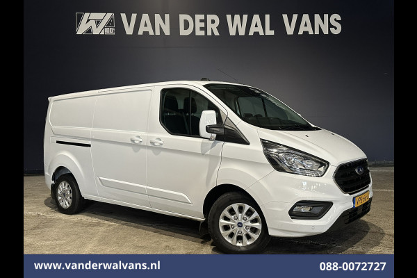 Ford Transit Custom 2.0 TDCI 170pk L2H1 Euro6 Airco | 2x zijdeur | Camera | Navigatie | Apple Carplay | LED | 2800kg Trekhaak Cruisecontrol, Stoelverwarming, Verwarmde voorruit, Parkeersensoren, Bijrijdersbank