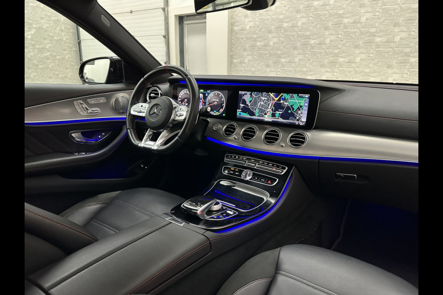 Mercedes-Benz E-Klasse Estate 53 AMG 4MATIC | Luchtvering | 360 View | Burmester | Distronic+ | Memory | Multibeam-LED | Bovag Garantie | Widescreen | Panorama | Leder | Trekhaak | Sfeerverlichting | Night-Pakket | 20'' | Carplay | Stoelverwarming |