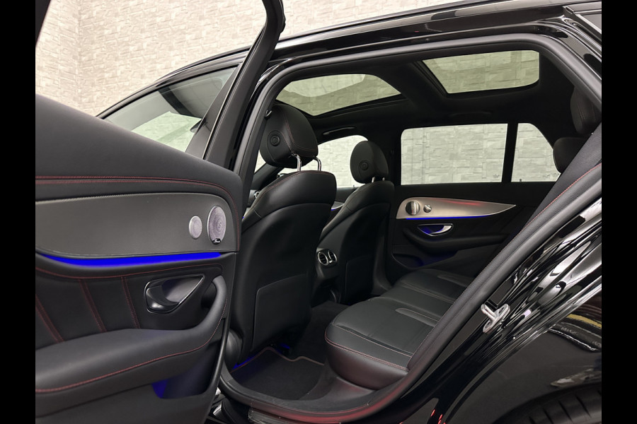 Mercedes-Benz E-Klasse Estate 53 AMG 4MATIC | Luchtvering | 360 View | Burmester | Distronic+ | Memory | Multibeam-LED | Bovag Garantie | Widescreen | Panorama | Leder | Trekhaak | Sfeerverlichting | Night-Pakket | 20'' | Carplay | Stoelverwarming |