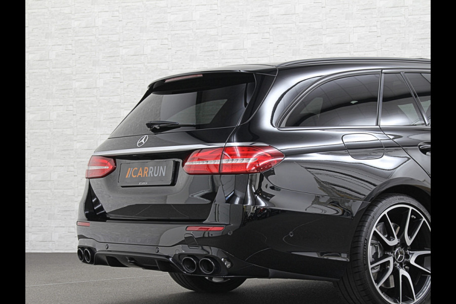 Mercedes-Benz E-Klasse Estate 53 AMG 4MATIC | Luchtvering | 360 View | Burmester | Distronic+ | Memory | Multibeam-LED | Bovag Garantie | Widescreen | Panorama | Leder | Trekhaak | Sfeerverlichting | Night-Pakket | 20'' | Carplay | Stoelverwarming |