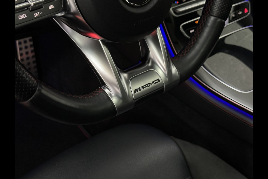 Mercedes-Benz E-Klasse Estate 53 AMG 4MATIC | Luchtvering | 360 View | Burmester | Distronic+ | Memory | Multibeam-LED | Bovag Garantie | Widescreen | Panorama | Leder | Trekhaak | Sfeerverlichting | Night-Pakket | 20'' | Carplay | Stoelverwarming |