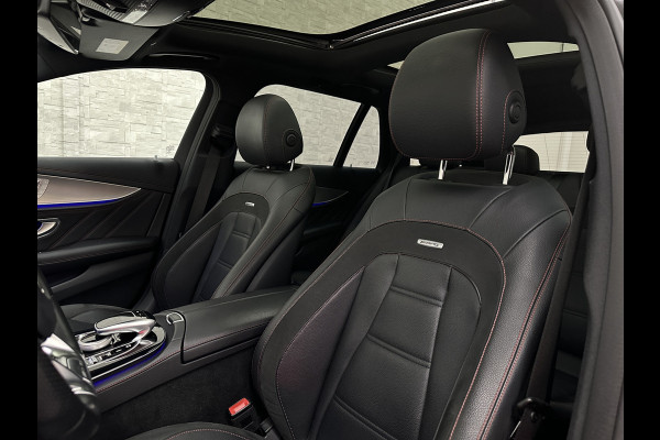 Mercedes-Benz E-Klasse Estate 53 AMG 4MATIC | Luchtvering | 360 View | Burmester | Distronic+ | Memory | Multibeam-LED | Bovag Garantie | Widescreen | Panorama | Leder | Trekhaak | Sfeerverlichting | Night-Pakket | 20'' | Carplay | Stoelverwarming |