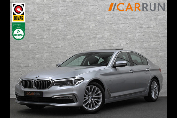 BMW 5 Serie 530d xDrive | Dealer Onderhouden | ACC | 360 Camera | Schuifdak | Comfortstoelen | Head-Up | Achterasbesturing | Leder | Keyless-Entry | Memory | Stoelverwarming V+A | LED | Stuurverwarming | Draadloos Laden | Dodehoek | BTW |