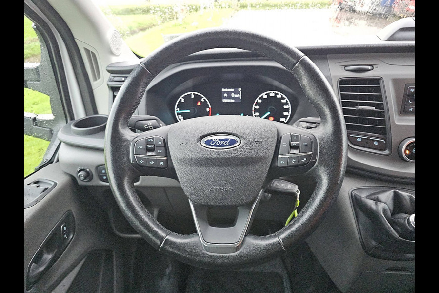 Ford Transit 350 2.0 TDCI L4H1 DC Open-Laadbak Airco 130Pk Stoelverwarming 1e Eigenaar Oh-Historie!