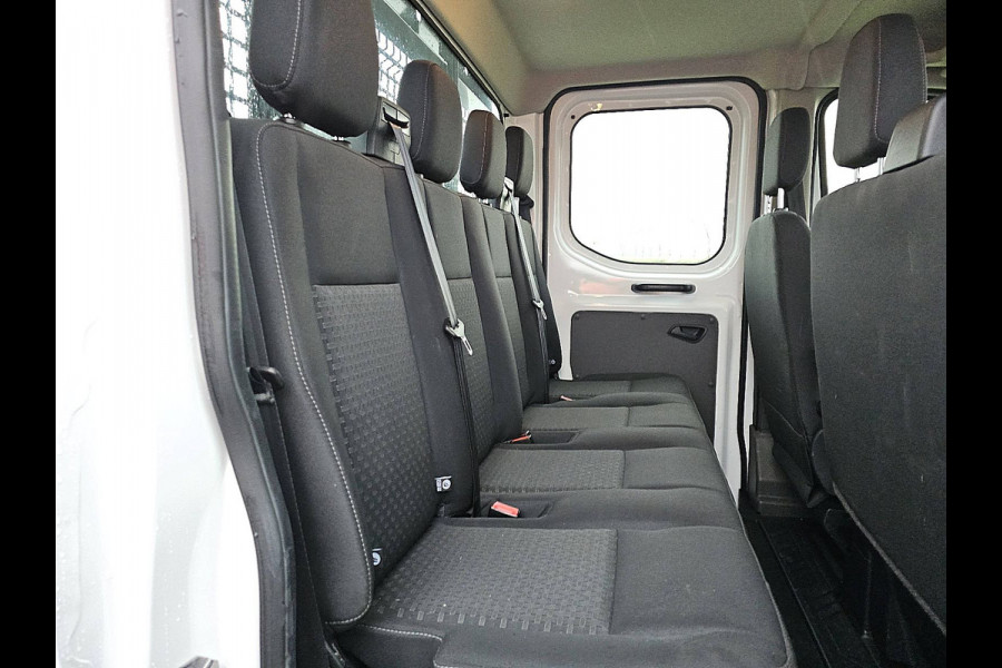 Ford Transit 350 2.0 TDCI L4H1 DC Open-Laadbak Airco 130Pk Stoelverwarming 1e Eigenaar Oh-Historie!