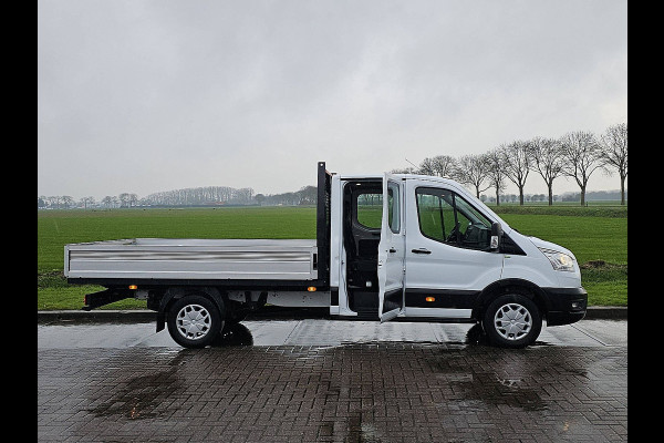 Ford Transit 350 2.0 TDCI L4H1 DC Open-Laadbak Airco 130Pk Stoelverwarming 1e Eigenaar Oh-Historie!