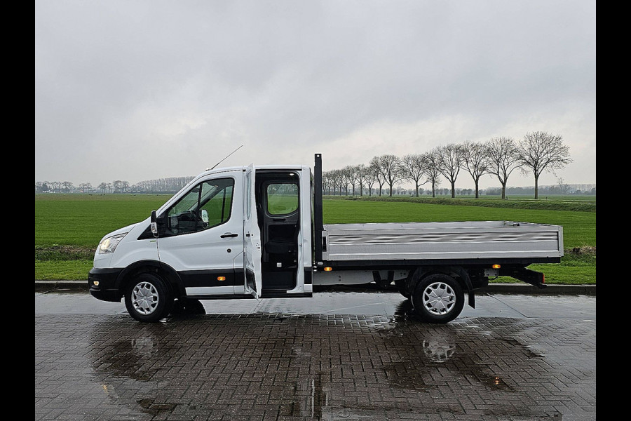 Ford Transit 350 2.0 TDCI L4H1 DC Open-Laadbak Airco 130Pk Stoelverwarming 1e Eigenaar Oh-Historie!