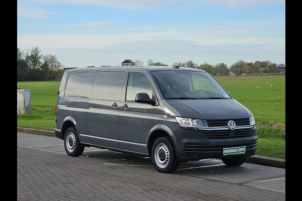 Volkswagen Transporter 2.0 TDI L2H1 Automaat Airco Achterdeuren 3 Zits Cruise Control Euro6 150 PK!