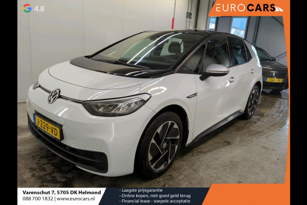 Volkswagen ID.3 First 58 kWh Navigatie Apple Carplay/Android Auto Adaptive Cruise Control Parkeersensoren Stoel- en stuurverwarming Lichtmetalen velgen Climate Control