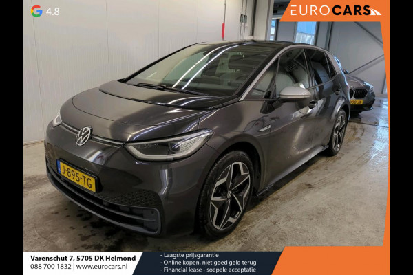 Volkswagen ID.3 First Plus 58 kWh Navigatie Apple Carplay/Android Auto Adaptive Cruise Control Camera Parkeersensoren Stoel- en stuurverwarming Lichtmetalen velgen Climate Control