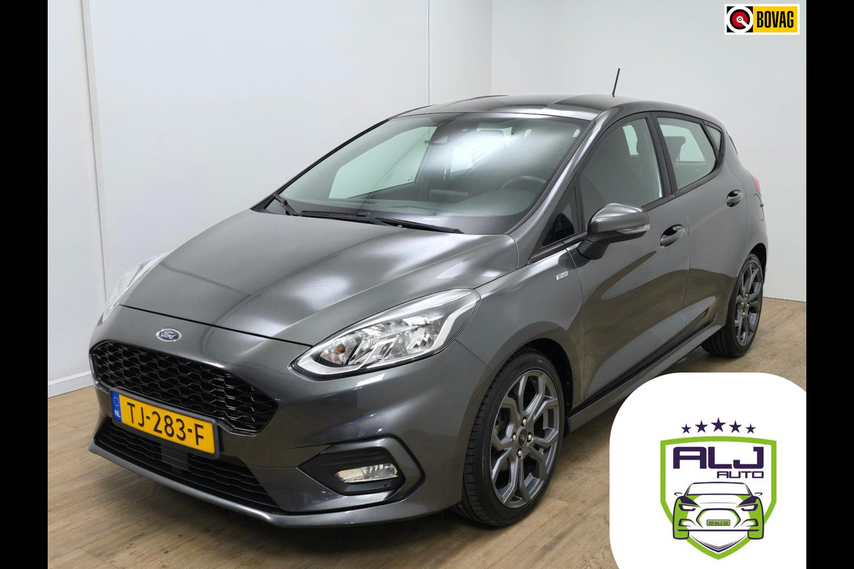 Ford Fiesta ST-Line occasion met 145pk (!) en carplay | Tweedehands Ford Fiesta ST in antraciet | Sportstoelen | Bovag | 6 versn.