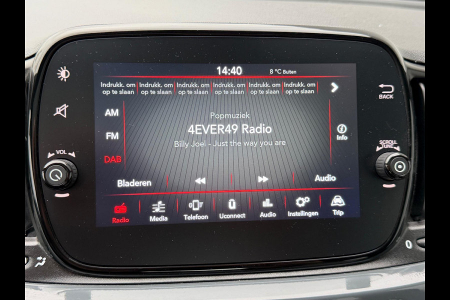 Fiat 500 1.0 Hybrid Dolcevita, Panorama, cruisecontrol,Carplay/Andriod,Leder/alcantara,was Loterijprijs!