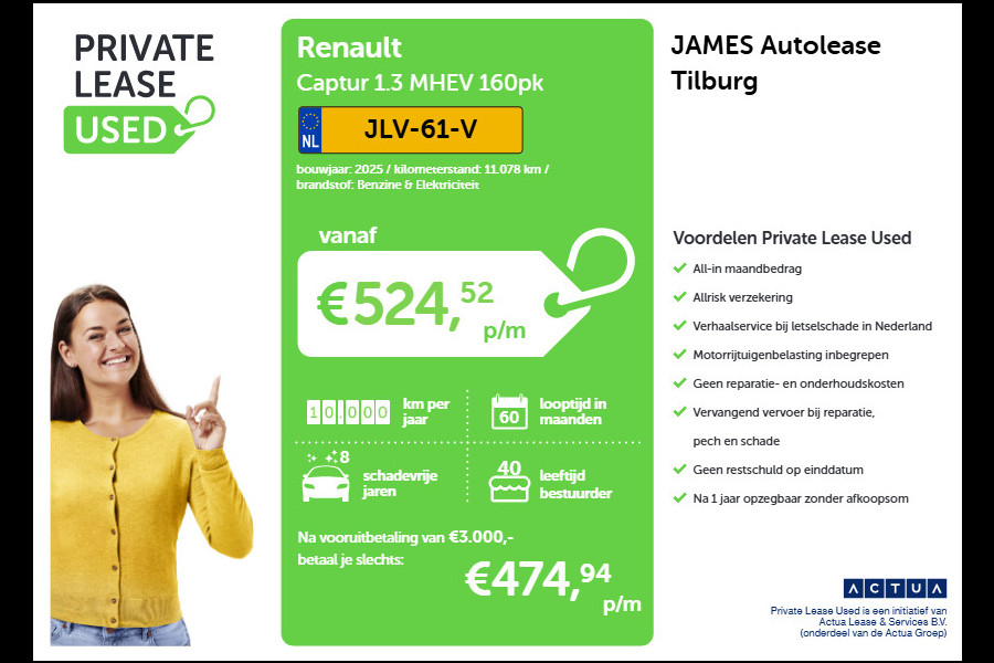 Renault Captur 1.3 MHEV 160pk CAMERA | CARPLAY | LED | CRUISE