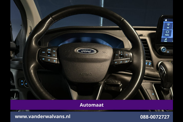 Ford Transit Custom 2.0 TDCI 130pk Automaat L2H1 Euro6 Airco | Apple Carplay | Android Auto | LED | Cruisecontrol Parkeersensoren, Verwarmde voorruit, Bijrijdersbank