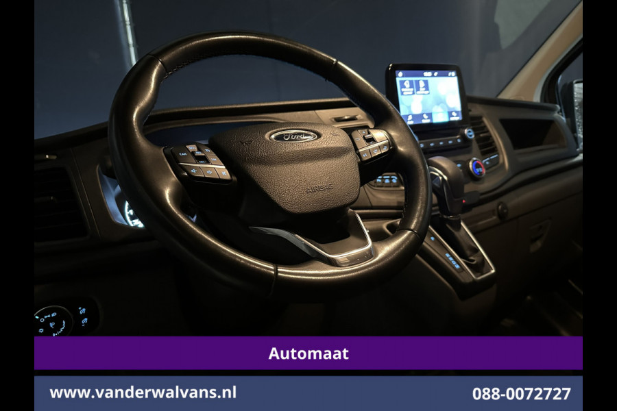 Ford Transit Custom 2.0 TDCI 130pk Automaat L2H1 Euro6 Airco | Apple Carplay | Android Auto | LED | Cruisecontrol Parkeersensoren, Verwarmde voorruit, Bijrijdersbank