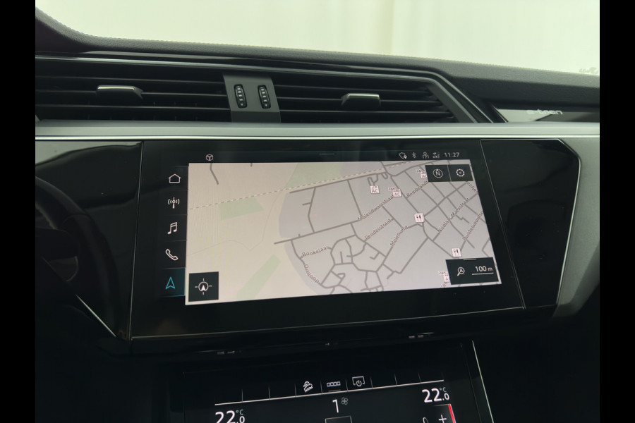 Audi e-tron 55 quattro Business edition Plus 95 kWh [ 3-Fase ] {SOH-88%} (INCL-BTW) *PANO | LEATHER | ADAPTIVE-CRUISE | FULL-LED | DIGI-COCKPIT | KEYLESS | MEMORY-PACK | CAMERA | NAVI-FULLMAP | SHIFT-PADDLES | DAB+ | COMFORT-SEATS | 20''ALU*