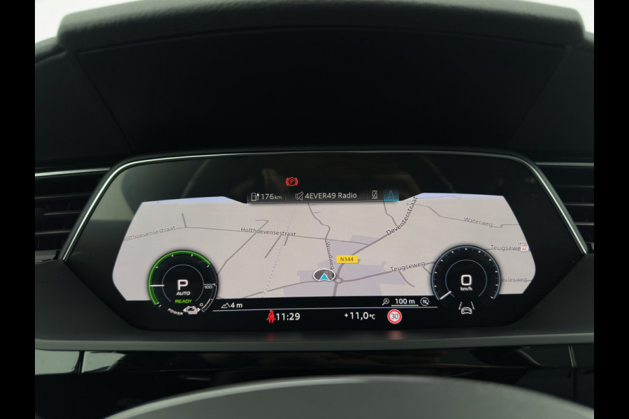 Audi e-tron 55 quattro Business edition Plus 95 kWh [ 3-Fase ] {SOH-88%} (INCL-BTW) *PANO | LEATHER | ADAPTIVE-CRUISE | FULL-LED | DIGI-COCKPIT | KEYLESS | MEMORY-PACK | CAMERA | NAVI-FULLMAP | SHIFT-PADDLES | DAB+ | COMFORT-SEATS | 20''ALU*