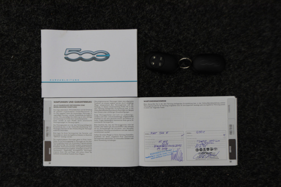 Fiat 500 Icon 42 kWh Climate, Cruise, Apple Carplay, DAB, Elektrisch Pakket, Rijstrooksensor, 16''