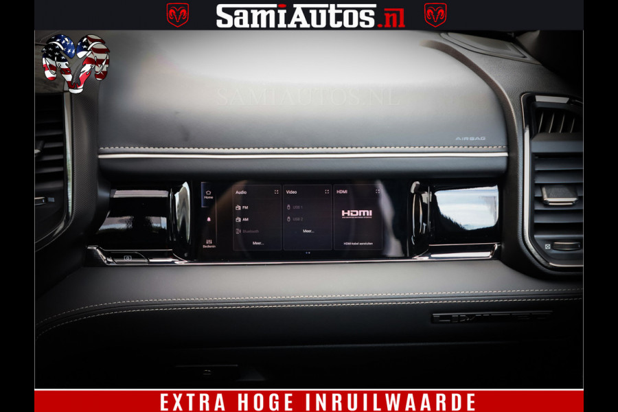 Dodge Ram 1500 Limited Night High Output 540HP 706Nm | Massage + Full Option | De Meest Luxe en Volle Pick-Up in zijn Klasse | Comfortabele Dubbele Cabine met Royale 5 Zitplaatsen | BPM vrij | Nu Leverbaar uit Voorraad | Voorraad Nr 2336 - 7700