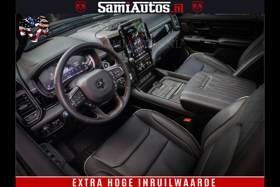 Dodge Ram 1500 Limited Night High Output 540HP 706Nm | Massage + Full Option | De Meest Luxe en Volle Pick-Up in zijn Klasse | Comfortabele Dubbele Cabine met Royale 5 Zitplaatsen | BPM vrij | Nu Leverbaar uit Voorraad | Voorraad Nr 2336 - 7700