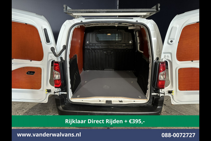 Peugeot Partner 1.5 BlueHDI 102pk L1H1 Euro6 *Rijklaar Direct Rijden* Airco | Imperiaal | Apple Carplay | Parkeersensoren,  Android Auto, Trekhaak, Cruisecontrol