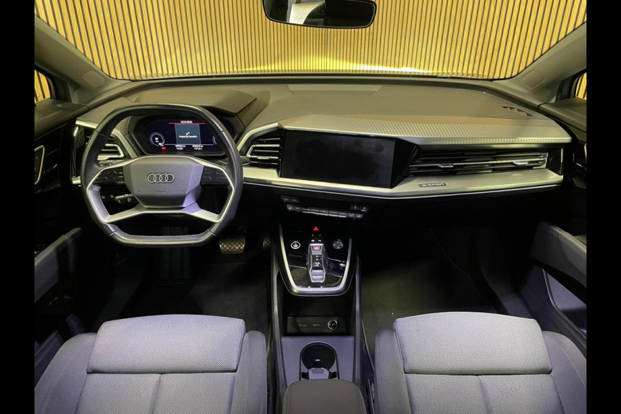 Audi Q4 e-tron 40 Advanced 77 kWh|GROTE ACCU|ACC|CARPLAY|CLIMATE,CRUISE CTRL|STOELVERW.|ELEK. KLEP|INCL. BTW|1e EIG.|NL-AUTO|NAP|