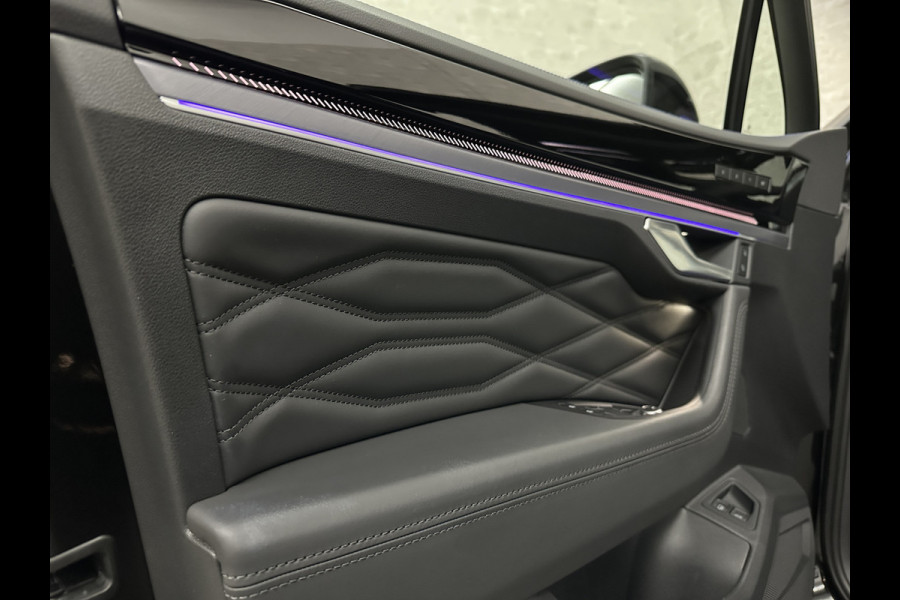 Volkswagen Touareg R 3.0 TSI 462PK E-Hybrid | Luchtvering | Puglia-Leder | Panorama | DYN-Audio | Massage | Ventilatie | ACC | Trekhaak | Nachtzicht | Head-Up | Ergo-Comfort | 22" | Keyless-Entry | Memory | 4-Zone Clima | ISO-Glas | Stoelverwarming V+A | Dodehoek | Standkachel | Carplay | Draadloos Laden |