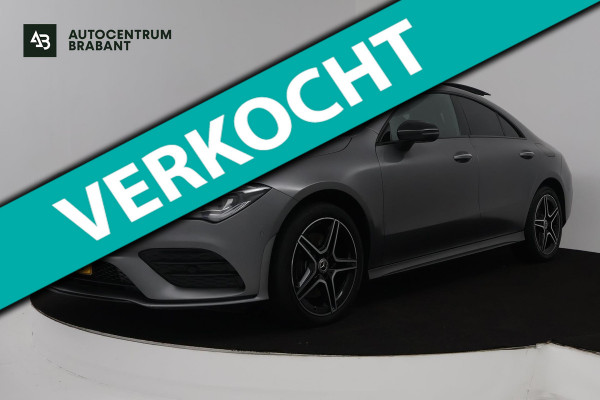 Mercedes-Benz CLA-Klasse 250 e AMG Line (PANORAMADAK, SFEERVERLICHTING, STOELVERWARMING, ELEKTR STOELEN, BURMEISTER)