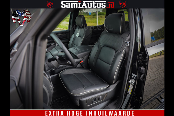 Dodge Ram 1500 Limited SPORT H.O 540HP 706Nm | Massage + Full Option | De Meest Luxe en Volle Pick-Up in zijn Klasse | Comfortabele Dubbele Cabine met Royale 5 Zitplaatsen | BPM vrij | Nu Leverbaar uit Voorraad | Voorraad Nr 2331