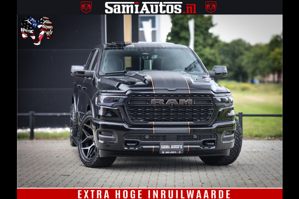 Dodge Ram 1500 Limited SPORT H.O 540HP 706Nm | Massage + Full Option | De Meest Luxe en Volle Pick-Up in zijn Klasse | Comfortabele Dubbele Cabine met Royale 5 Zitplaatsen | BPM vrij | Nu Leverbaar uit Voorraad | Voorraad Nr 2331