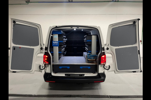 Volkswagen Transporter L2H1 Servicewagen 2.0 TDI 110PK euro6 Sortimo kasten, Airco, Camera, CruiseControl, RIJKLAARPRIJS!