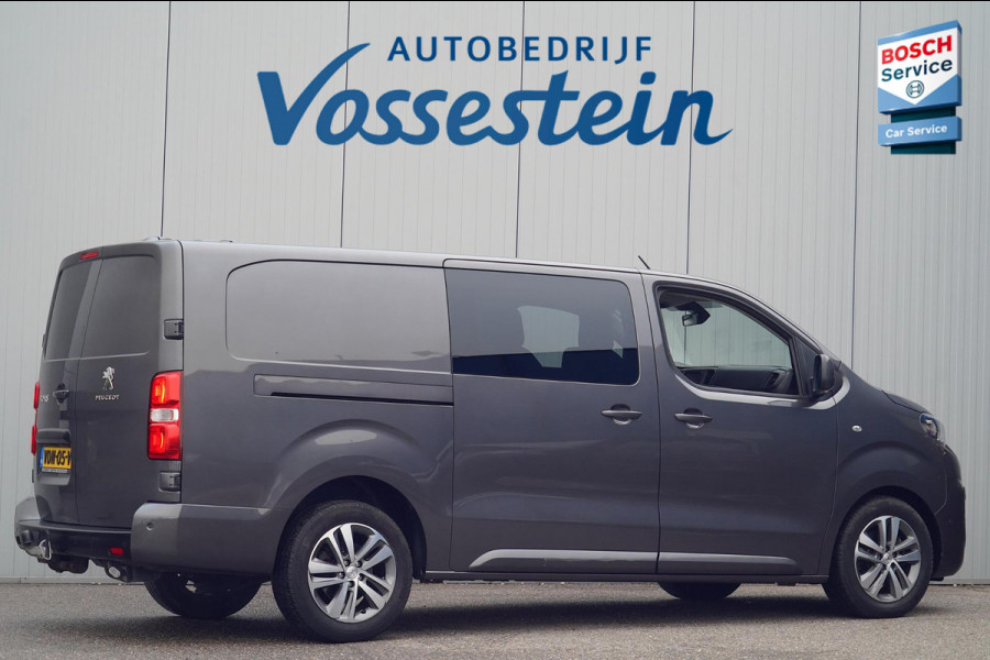 Peugeot Expert 2.0 BlueHDI 120 Long Asphalt DC / 5 Zitpl. / Automaat / 1e Eigenaar / Carplay / Head-Up / Trekhaak