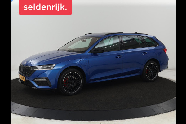 Škoda Octavia 1.4 TSI RS iV PHEV Business | Panoramadak | Head-Up | Leder/Alcantara | Stoelverwarming | Memory | Camera | Carplay | Matrix LED | Achterbankverwarming | Adaptive cruise | Plug In
