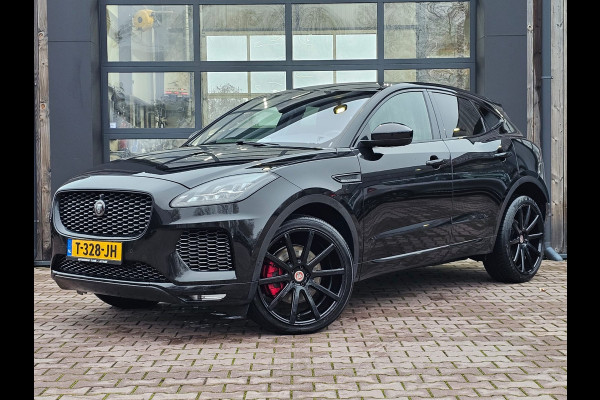 Jaguar E-Pace 2.0 P300 AWD R-Dynamic HSE | Black Pack | Meridan | Elek. stoelen + mermory | Leder | 360 camera | Sfeerverlichting | LMV 20" High gloss black |