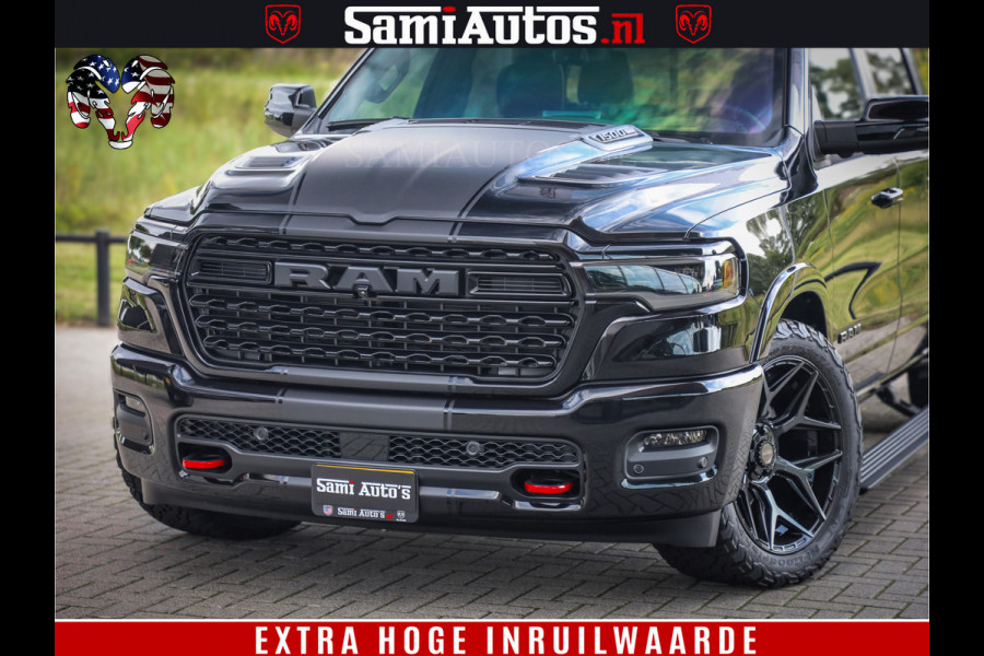 Dodge Ram 1500 Limited Night H.O 540HP 706Nm | Massage + Full Option | De Meest Luxe en Volle Pick-Up in zijn Klasse | Comfortabele Dubbele Cabine met Royale 5 Zitplaatsen | BPM vrij | Nu Leverbaar uit Voorraad | Voorraad Nr 2349 -  5159