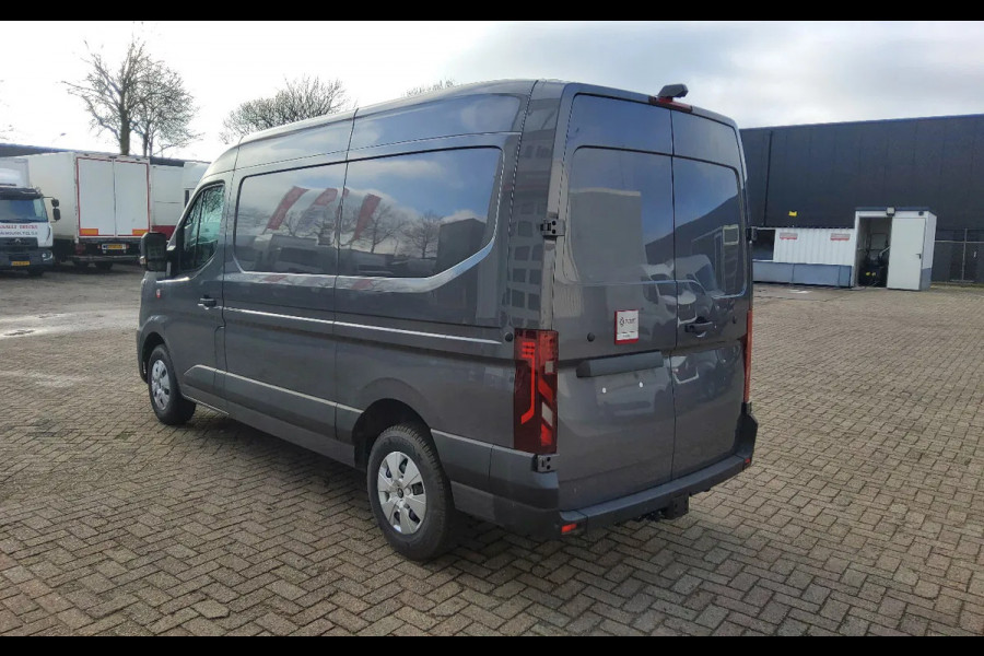 Renault Master 150.35 - L2H2 GESLOTEN - EURO 6 - METALLIC ASFALT - TREKHAAK - V-32-JZF - BPM VRIJ!