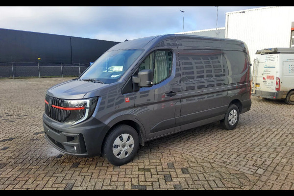 Renault Master 150.35 - L2H2 GESLOTEN - EURO 6 - METALLIC ASFALT - TREKHAAK - V-32-JZF - BPM VRIJ!