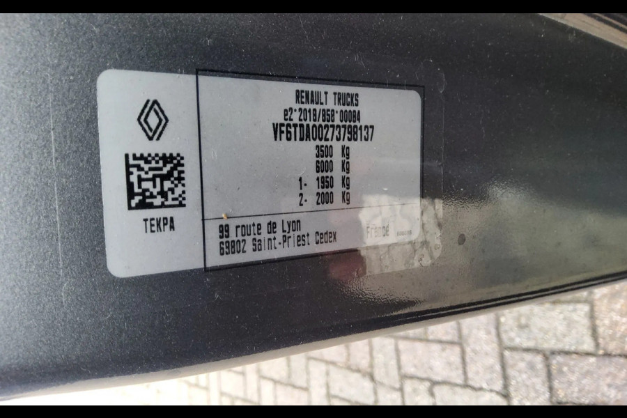 Renault Master 150.35 - L2H2 GESLOTEN - EURO 6 - METALLIC ASFALT - TREKHAAK - V-32-JZF - BPM VRIJ!