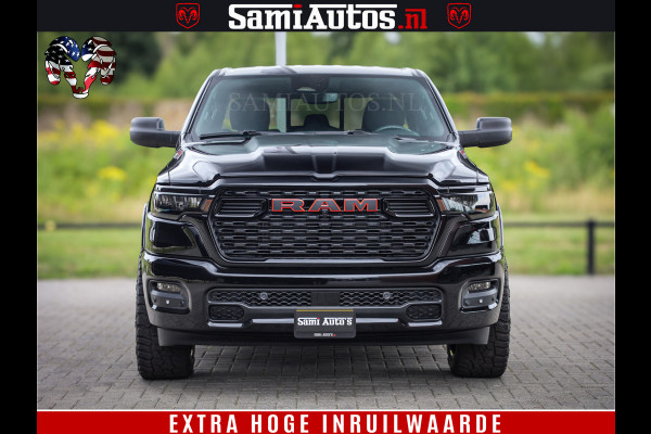 Dodge Ram TradesMan 6 Persoons Uitvoering | LEDER RS | 420Pk 636Nm | Pick-Up | Comfortabele Dubbele Cabine met Royale 6 Zitplaatsen | BPM vrij | Nu Leverbaar uit Voorraad | Voorraad Nr 2217- 2911