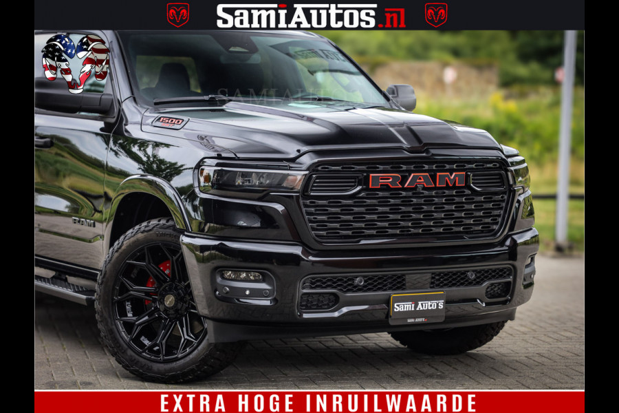 Dodge Ram TradesMan 6 Persoons Uitvoering | LEDER RS | 420Pk 636Nm | Pick-Up | Comfortabele Dubbele Cabine met Royale 6 Zitplaatsen | BPM vrij | Nu Leverbaar uit Voorraad | Voorraad Nr 2217- 2911