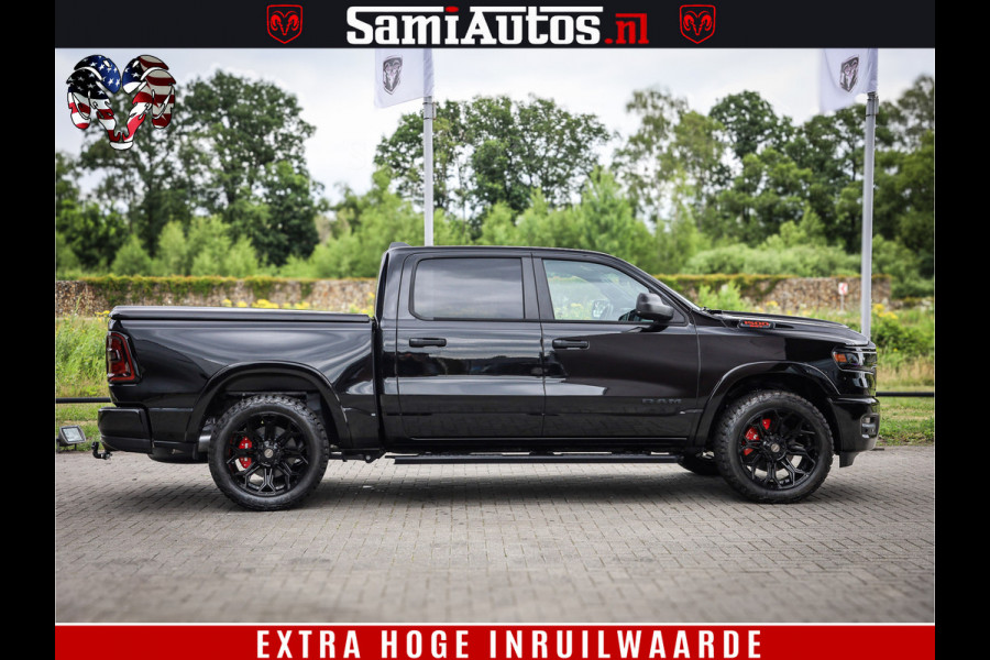 Dodge Ram TradesMan 6 Persoons Uitvoering | LEDER RS | 420Pk 636Nm | Pick-Up | Comfortabele Dubbele Cabine met Royale 6 Zitplaatsen | BPM vrij | Nu Leverbaar uit Voorraad | Voorraad Nr 2217- 2911