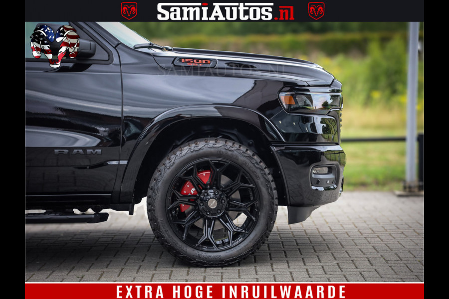 Dodge Ram TradesMan 6 Persoons Uitvoering | LEDER RS | 420Pk 636Nm | Pick-Up | Comfortabele Dubbele Cabine met Royale 6 Zitplaatsen | BPM vrij | Nu Leverbaar uit Voorraad | Voorraad Nr 2217- 2911