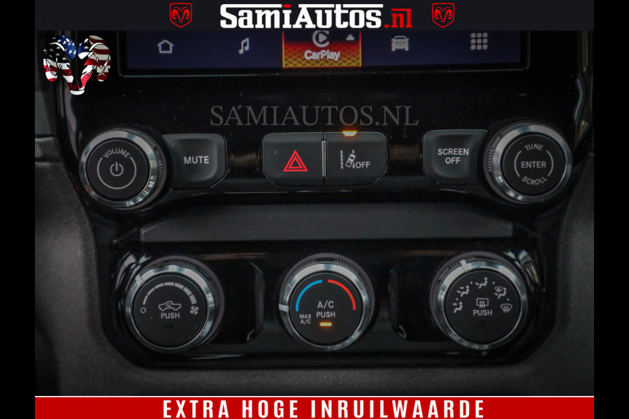 Dodge Ram TradesMan 6 Persoons Uitvoering | LEDER RS | 420Pk 636Nm | Pick-Up | Comfortabele Dubbele Cabine met Royale 6 Zitplaatsen | BPM vrij | Nu Leverbaar uit Voorraad | Voorraad Nr 2217- 2911