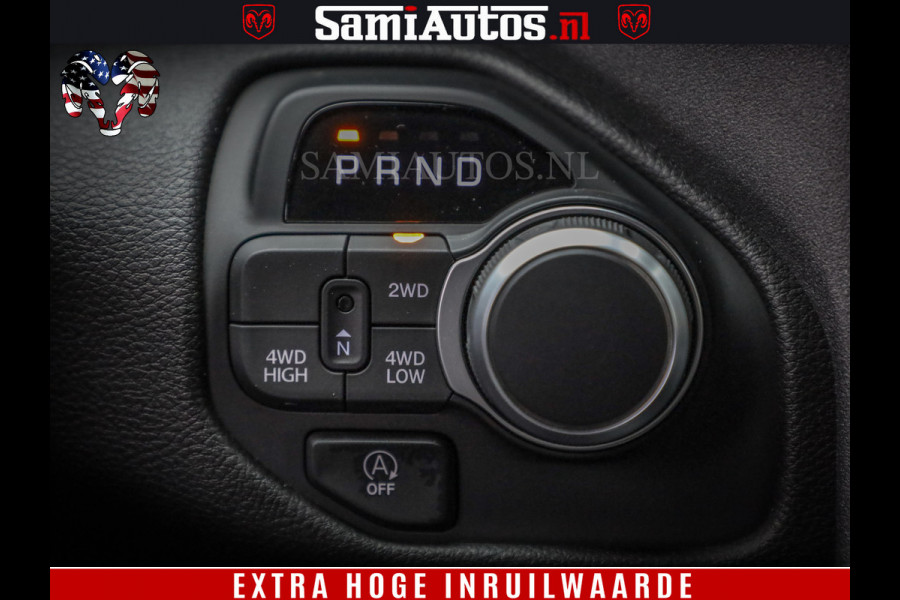 Dodge Ram TradesMan 6 Persoons Uitvoering | LEDER RS | 420Pk 636Nm | Pick-Up | Comfortabele Dubbele Cabine met Royale 6 Zitplaatsen | BPM vrij | Nu Leverbaar uit Voorraad | Voorraad Nr 2217- 2911