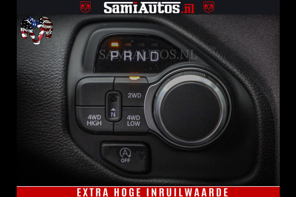 Dodge Ram TradesMan 6 Persoons Uitvoering | LEDER RS | 420Pk 636Nm | Pick-Up | Comfortabele Dubbele Cabine met Royale 6 Zitplaatsen | BPM vrij | Nu Leverbaar uit Voorraad | Voorraad Nr 2217- 2911